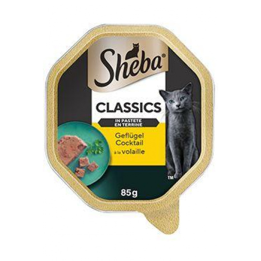 Sheba vanička Classics drůbeží směs 85g