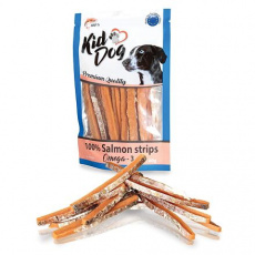KIDDOG 100% lososové proužky 80 g KIDDOG 100% lososové proužky 80 g