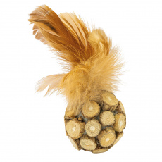 Míček MATATABI s peřím o 5 cm, HipHop Cat Míček MATATABI s peřím o 5 cm, HipHop Cat