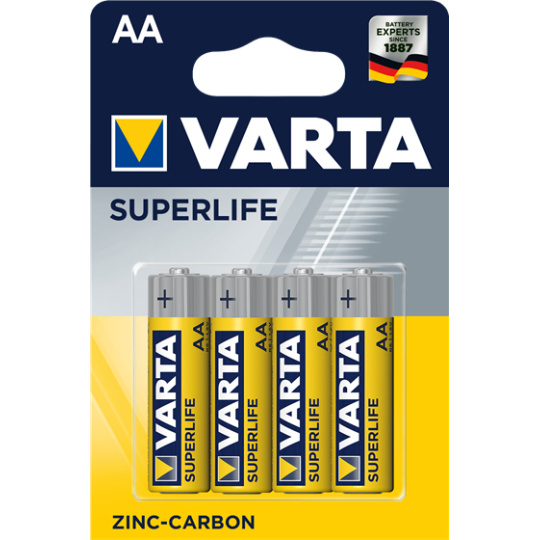 Varta SUPERLIFE Baterie na jedno použití AA Zinko-uhlíkový