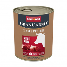 ANIMONDA GranCarno Adult Single Protein Beef - vlhké krmivo pro psy - 800g