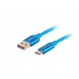 Lanberg CA-USBO-21CU-0005-BL USB kabel USB 2.0 0,5 m USB A USB C Modrá