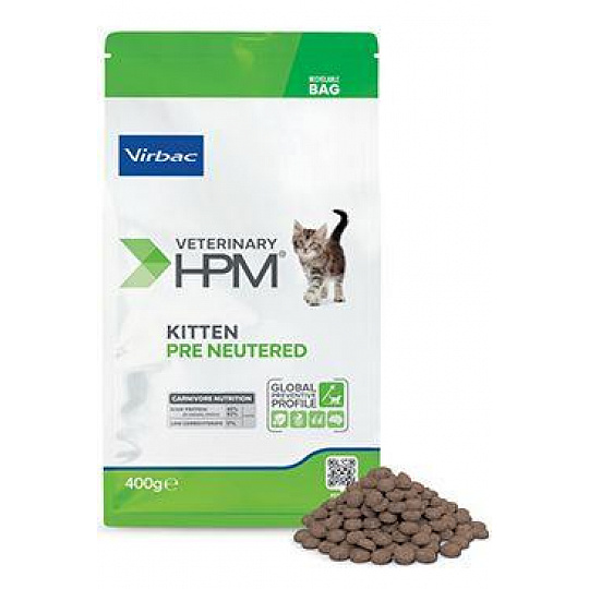 VET HPM Kitten Pre Neutered Cat 400g