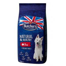 Butcher's Dog Natural&Healthy Dry s hovězím masem 3kg Butcher's Dog Natural&Healthy Dry s hovězím masem 3kg
