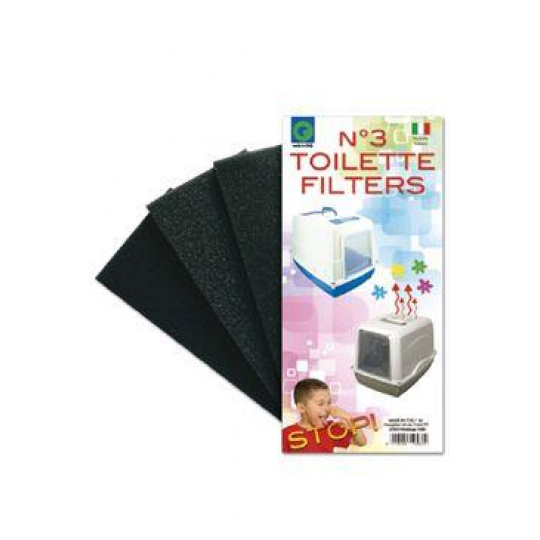 WC kočka Vicky náhradní filtr 3ks