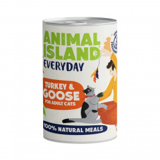 ANIMAL ISLAND Everyday Turkey and goose - mokré krmivo pro kočky - 400g