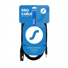 SSQ XLRMi1 - Kabel XLR samice - Jack stereo 3,5 mm, 1 m