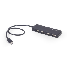 Gembird UHB-CM-U2P4-01 4portový rozbočovač USB Type-C, černý