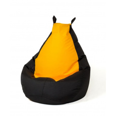 Sako taška pouffe Batman černo-žlutá XL 130 x 90 cm