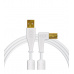 DJ TECHTOOLS Chroma Cable USB - Kabel USB, bílý - 1,5 m