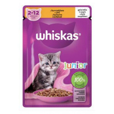 Whiskas kapsa Core Junior kuřecí v želé 85g