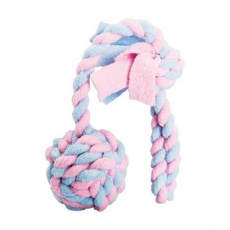 Pletené BABY přetahovadlo HipHop FLEECE ø 6 cm/ 30 cm, růžová/modrá Pletené BABY přetahovadlo HipHop FLEECE ø 6 cm/ 30 cm, růžová/modrá