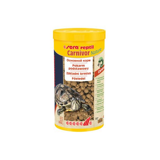 Sera Reptil Professional Carnivor Nature krmivo pre mäsožravé plazy a vodné korytnačky 1000 ml