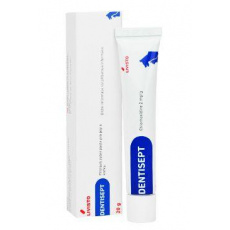 Dentisept 2mg/g pasta pro psy a kočky 20g Dentisept 2mg/g pasta pro psy a kočky 20g
