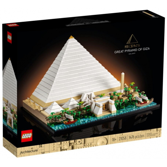 LEGO ARCHITECTURE 21058 VELKÁ PYRAMIDA V GÍZE