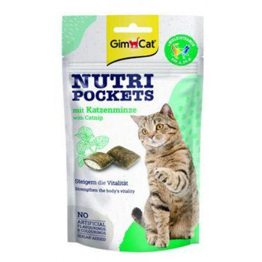 GimCat Nutri Pockets s catnipem 60g GimCat Nutri Pockets s catnipem 60g