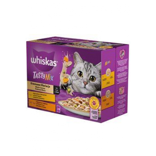Whiskas kapsa Tasty Mix Creamy Creations 12x85g
