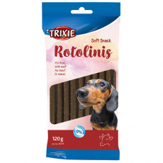 ROTOLINIS s hovězím 12 ks, 120g/12cm ROTOLINIS s hovězím 12 ks, 120g/12cm