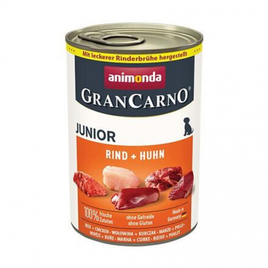 GRANCARNO JUNIOR - hovězí + kuřecí 400g