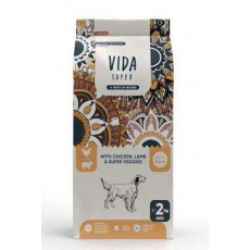 Kraftia VIDA SUPER DOG Adult M/L HUNTING Chic&Lamb 2kg Kraftia VIDA SUPER DOG Adult M/L HUNTING Chic&Lamb 2kg