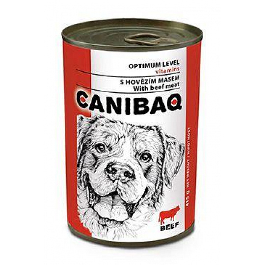 Canibaq dog konz. hovězí 415g Canibaq dog konz. hovězí 415g