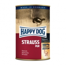 Happy Dog Konzerva Strauss Pur Pštrosí maso 400 g