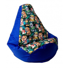 Sako taška pouffe Pear print cornflower-PAW PatrolXXL 140 x 100 cm