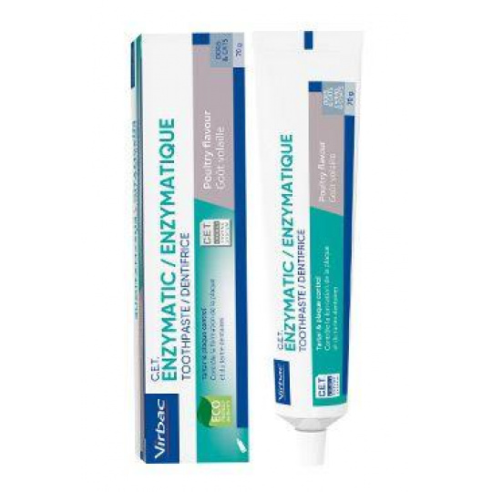 C.E.T.Zubní pasta enzymatická pes/kočka drůbeží 70g C.E.T.Zubní pasta enzymatická pes/kočka drůbeží 70g