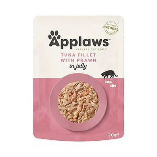 Applaws Cat kapsička Adult Jelly tuniak s krevetami 70g