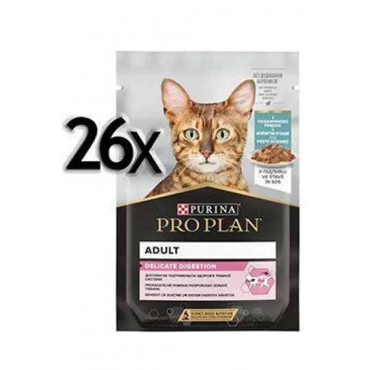 ProPlan Cat kapsa Delicate Adult Sea Fish 26x85g ProPlan Cat kapsa Delicate Adult Sea Fish 26x85g