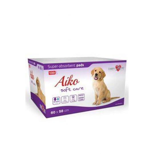 Podložka absorb.pro psy Aiko Soft Care 60x58cm 100ks