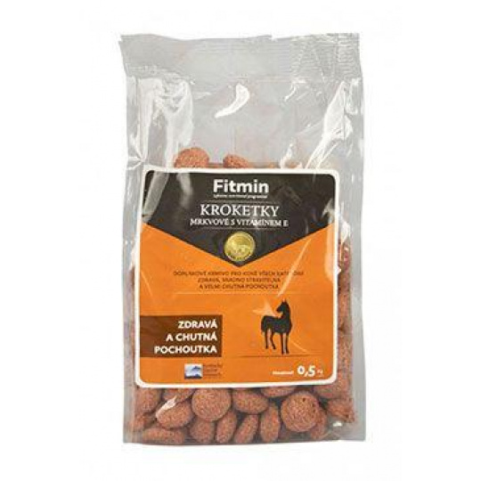 Fitmin horse KROKETKY mrkev+ vit.E 500g