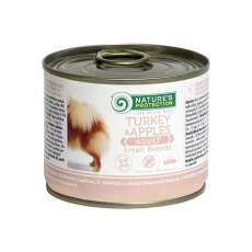 NATURE'S OCHRANA Adult Small Turkey and Apples - vlhké krmivo pro psy - 200 g