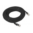 Lanberg Patchcord UTP Cat.5e 10m Black PCU5-10CC-1000-BK