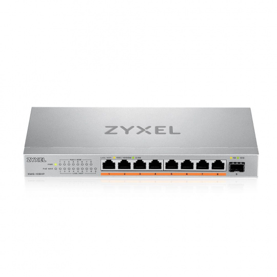 Zyxel XMG-108HP Nespravované 2.5G Ethernet (100/1000/2500) Podpora napájení po Ethernetu (PoE)