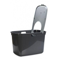 WC kočka ECO Box Top s horním vstupem šedá KAR WC kočka ECO Box Top s horním vstupem šedá KAR