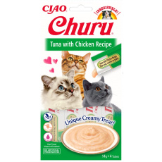 INABA Churu Puree - pamlsek pro kočky - 2 x 14g