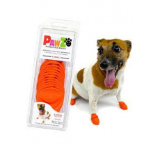 Botička ochranná Pawz kaučuk XS oranžová 12ks Botička ochranná Pawz kaučuk XS oranžová 12ks
