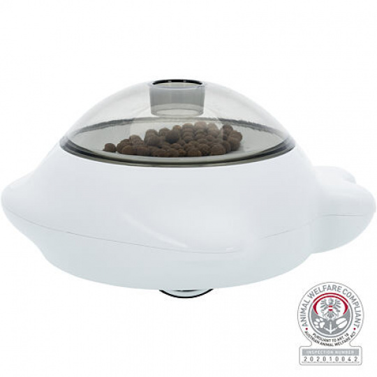 Snack Popper, zásobník vypouštěcí pamlsky - aktivní hračka, 21x10x12cm, bílá Snack Popper, zásobník vypouštěcí pamlsky - aktivní hračka, 21x10x12cm, bílá