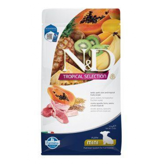 Farmina N&D dog TROPICAL SELECTION (AG) puppy mini, lamb 1,5 kg