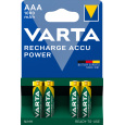 VARTA HR03 AAA Recharge Accu Power 1000 mAh 05703 Dobíjení akumulátorů 4 kusů Zelená, Žlutá