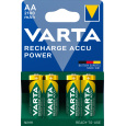 VARTA HR6 AA Recharge Accu Power 2100 mAh 56706 Dobíjení akumulátorů 4 kusů Zelená, Žlutá