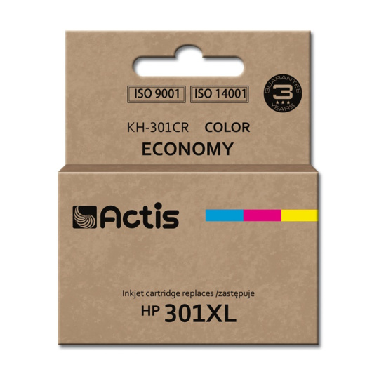 Actis KH-301CR (náhradní inkoust HP 301XL CH564EE; standardní; 21 ml; barevný)