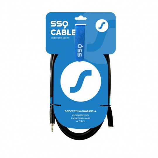 SSQ MiG3 - Kabel Jack Stereo 3,5 mm - Stereofonní zásuvka jack 3,5 mm, 3 m