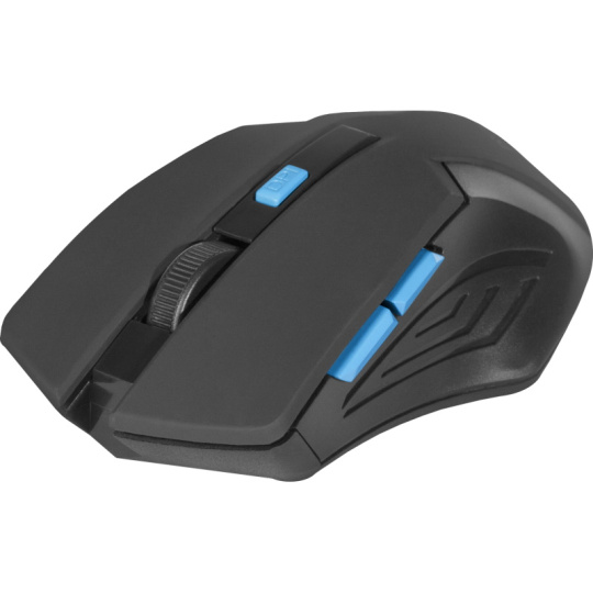 DEFENDER MOUSE ACCURA MM-275 RF BLACK-BLUE OPTICAL 1600DPI 6P