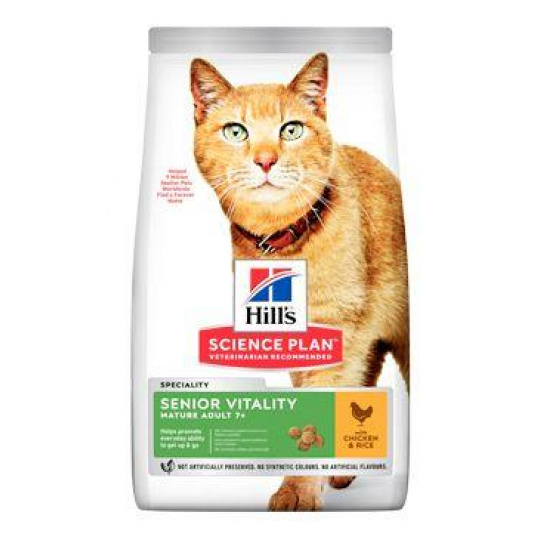 Hill's Fel. SP Adult 7+ Senior Vitality Chicken 7kg Hill's Fel. SP Adult 7+ Senior Vitality Chicken 7kg