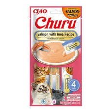 Churu Cat Salmon with Tuna Recipe 4x14g Churu Cat Salmon with Tuna Recipe 4x14g