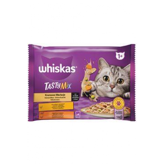 Whiskas kapsa Tasty Mix Creamy Creations 4x85g
