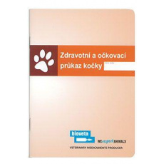 Očkovací průkaz kočka Bioveta mezinárodní 1ks Očkovací průkaz kočka Bioveta mezinárodní 1ks