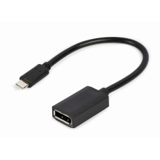 Gembird A-CM-DPF-02 Adaptér USB-C na DisplayPort, 4K 60 Hz, 15cm, černý